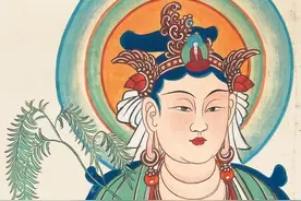 张大千临摹的敦煌壁画，国学大师陈寅恪赞不绝口图片
