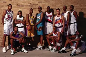 NBA96黄金一代总结：19冠4MVP6得分王4断王4帽王64次全明星图片