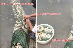 天津男子因钓太多鱼被网友吐槽“贪得无厌”，男子：钓了70多斤图片