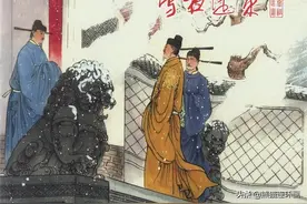 连环画赵匡胤演义之五《雪夜定策》，绘画周春图片