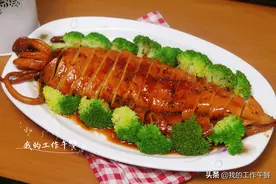 天天吃叉烧肉油腻，不防试下叉烧酱鱿鱼，鲜嫩Q弹有滋有味很下饭图片
