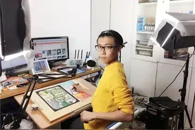 谁说画画不能当饭吃？90后小伙凭实力成900万人气大神图片