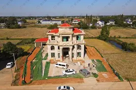 花一百多万做外墙装饰，湖南益阳农村自建房，看看到底值不值？图片