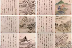 收藏家谭敬，联合他人造的古画仿品，被全球各大博物馆收藏图片