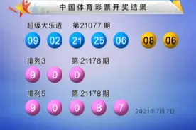 大乐透第21077期开奖：头奖2注1363万+2注757万 奖池7.89亿图片