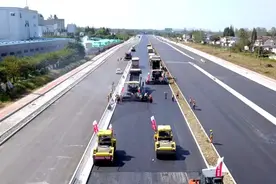 好消息！328国道仪征段改扩建工程主线全线贯通图片