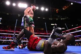 青铜轰炸机坠落！拳王维尔德被打进医院，耳鼻流血，手指骨折图片