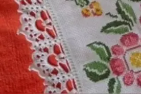 「针织作品」45款精美的手钩花边图案，装饰桌布很好看图片