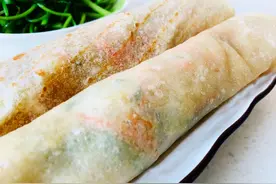 春饼弹牙有嚼劲和面用啥水？用对了，弹牙又柔软，还能老少兼顾图片