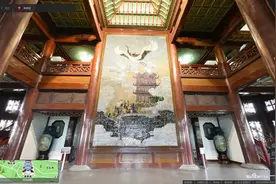 发现木结构|湖北省武汉市武昌蛇山之巅黄鹤楼内部装饰图片