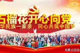 【石榴花开心向党】民族团结进步四字歌图片