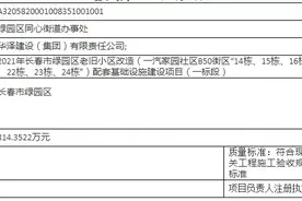 长春市绿园老旧小区“基建”项目公示图片