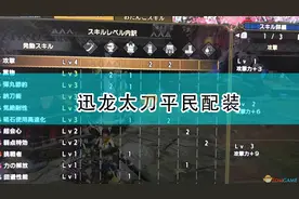 《怪物猎人：崛起》迅龙太刀平民配装图片