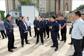 孟晓龙督查石马坪片区棚改项目建设情况图片