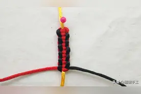 DIY手工编绳必学的基础 平结慢动作编法图片