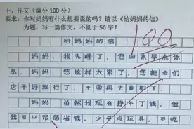 小学生满分试卷走红，字迹工整堪比书法家，阅卷老师想扣分都难图片