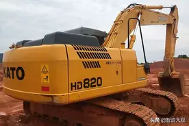 加藤HD820挖掘机，部分动作同时异常，是什么情况图片