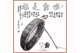 陈石松的这些水墨小漫画，构思独特而又巧妙，读来让人回味无穷！图片