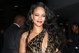 蕾哈娜（Rihanna）近照，发福明显 太扎眼 了图片