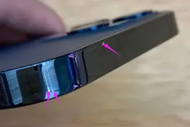 网友吐槽iPhone12Pro质量问题，才开卖3天就开始掉漆图片