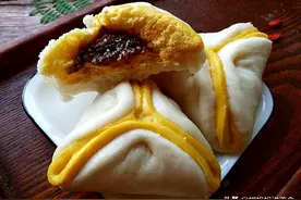入秋后，这菜正当季，和点面粉做成糖三角，比豆沙包香甜好吃图片