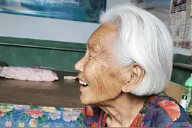 九十岁婆婆的最后一个生日，祝愿老人家康泰平安、福寿百年图片