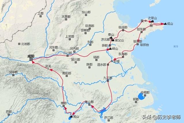 秦始皇在位11年出巡5次，游山玩水还是体察民情？专家：看路线