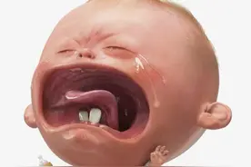 人类自诩万物之灵，为什么幼崽出生就大哭？其它动物这么做早完了图片