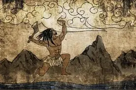 盘古的一生似乎劈开天地？劈开之后就身死了，真的是这样么？图片