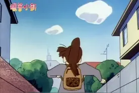 蜡笔小新：跟师傅一起离家出走了，闹着玩的小新图片