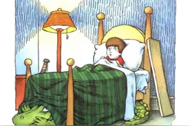 克服恐惧的绘本-我床底有条鳄鱼图片