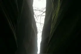 甘泉雨岔大峡谷谷内拍摄图片
