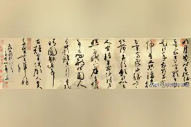 李炯峰书苏轼《水调歌头》图片