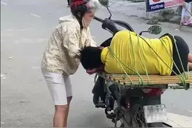 越南媳妇是怎么把喝醉丈夫运回家的！看了这些照片你还敢喝醉吗？图片