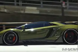 贴地飞行 兰博基尼Aventador宽体套件改装版欣赏图片