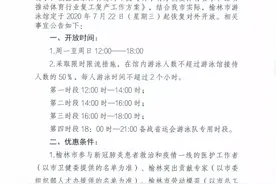 榆林市游泳馆开馆公告图片