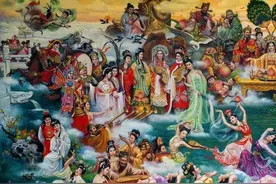 “驾鹤西游”“西方接引”到底是游到引到哪里去？西是哪？图片