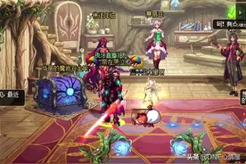 DNF：100级两把触发残影武器，一个黑一个红，角色颜值档次提升图片