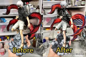 小姐姐给手办二次上色，降维打击让手办秒升值，高手果然在民间图片