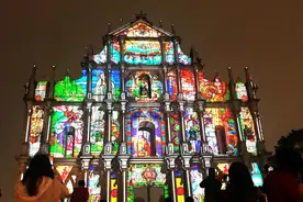 澳门寻光之旅，澳门光影节上，整座城市都是你们的光影游乐场图片