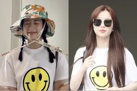 周雨彤、虞书欣穿同款，一个清纯少女，一个俏皮可爱惹人爱图片