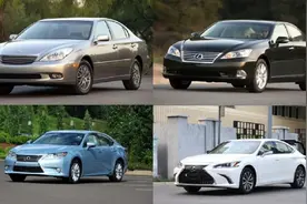 日系豪华巅峰之作，雷克萨斯ES历代车型盘点，第7代最具争议图片