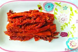 诱人韩国健康美食-韩式煎沙参，不用煲汤，听滋滋的声音 就忍不住图片