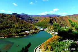 本溪关门山景区小黄山俯瞰图片