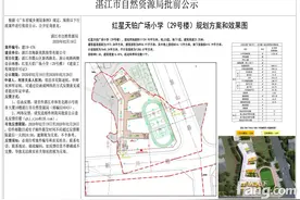 红星湛江爱琴海国际广场配建小学《建设工程规划许可证》批前公示图片