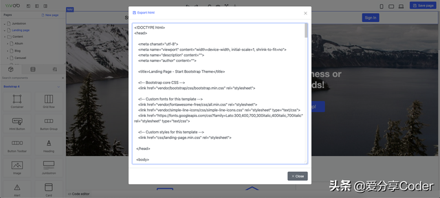 下一代开源免费无需编码的Web Builder框架,它来了