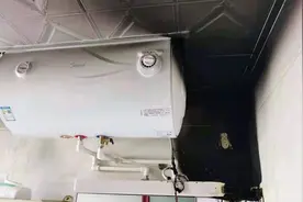 得罪安装师傅 主人损失大了 电热水器直接被烧坏了图片