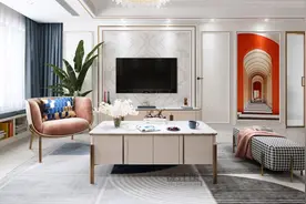 客厅挂什么画最好？7种选择、4个技巧，助你挂好客厅的装饰画图片