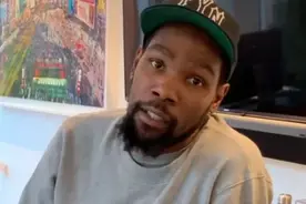 杜兰特不满2k评分，99分才是极限，因为他很完美图片