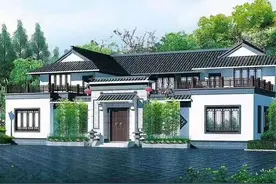 江西小伙在广东赚到钱，花42万建了栋四合院别墅，实景图太赞了图片